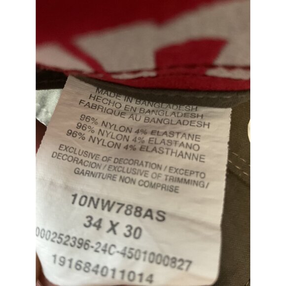 Wrangler Mens Cargo Pants 34 X 30 Nylon & Elastane Dark Gray - Picture 3 of 7